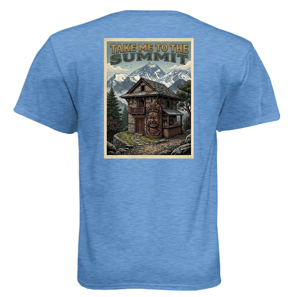 Heather Columbia Blue - BACK